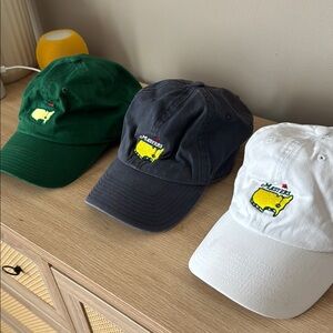 Three 47 Brand USA Masters Golf Hats (Used)